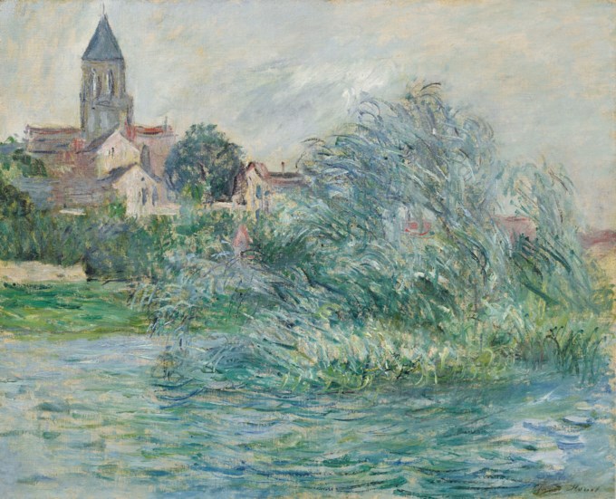 L’église à Vétheuil