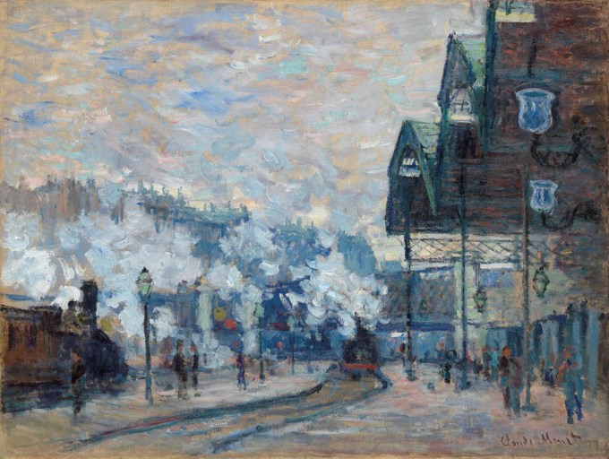 La Gare Saint-Lazare, vue extérieure