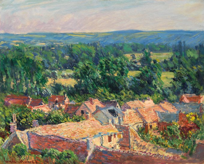 Vue du village de Giverny