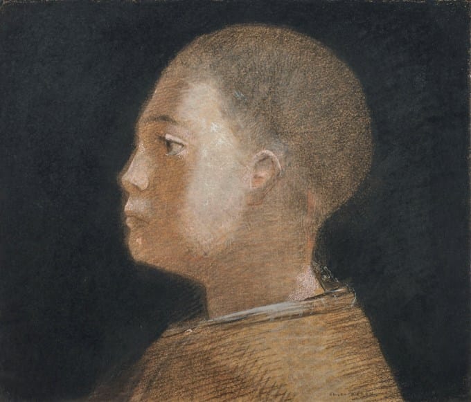 Tête de jeune garçon