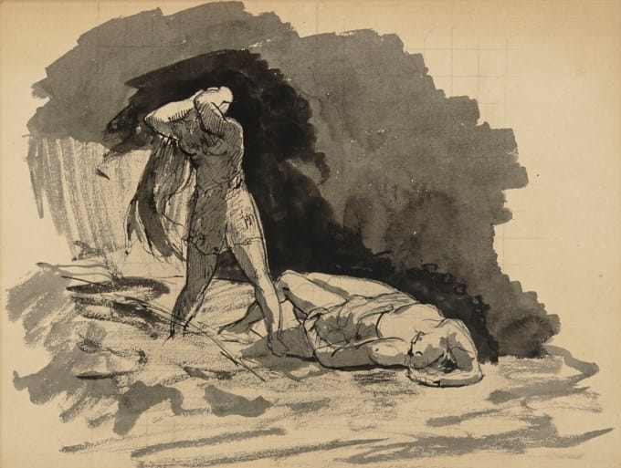 Ève plaignant la mort d’Abel