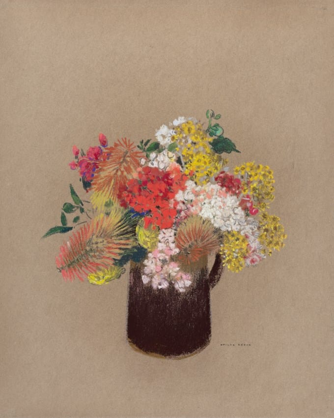 Le vase aux tritomas